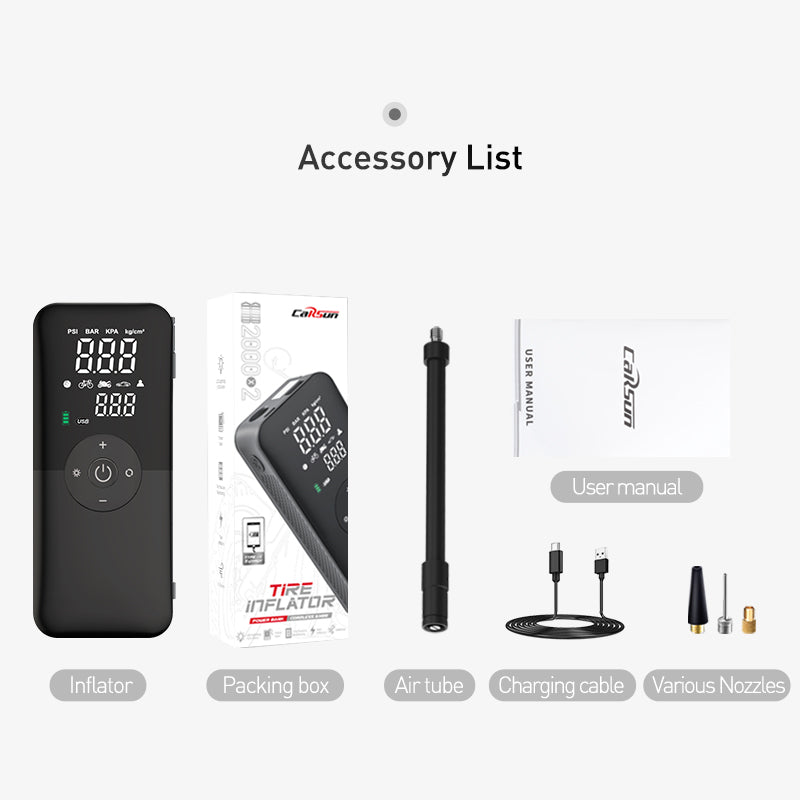 "CarLab™ Portable Tire Inflator"