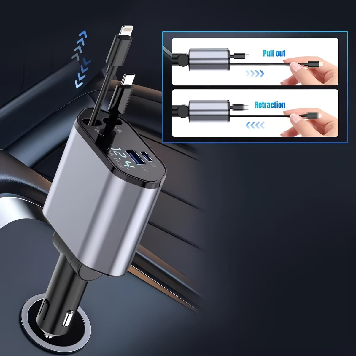 "CarLab™ Type-с Super Fast Car Charger"